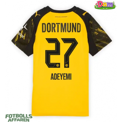 Borussia Dortmund Karim Adeyemi #27 Hemmatröja Kvinnor 2025-26 Kortärmad